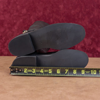 Cole Haan Women Isabell Black Leather Riding Zip Knee Boots Sz 5.5