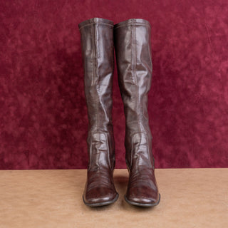 Franco Sarto Wmn Faux Leather Vintage Y2K Festival Square Fashion Party Boots 9