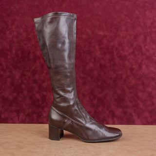 Franco Sarto Wmn Faux Leather Vintage Y2K Festival Square Fashion Party Boots 9