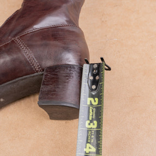 Franco Sarto Wmn Faux Leather Vintage Y2K Festival Square Fashion Party Boots 9
