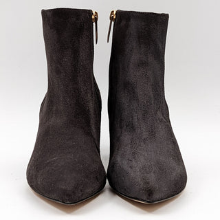 L'Agence Women Jeannie II Pointed Toe Grey Suede boots size 8.5US EUR 39