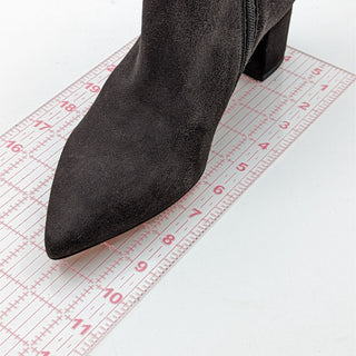 L'Agence Women Jeannie II Pointed Toe Grey Suede boots size 8.5US EUR 39