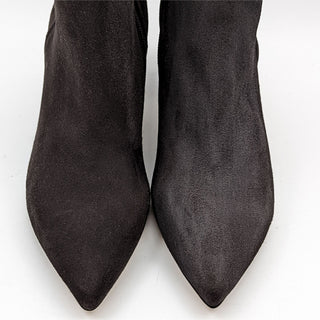 L'Agence Women Jeannie II Pointed Toe Grey Suede boots size 8.5US EUR 39