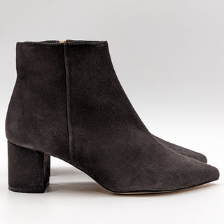 L'Agence Women Jeannie II Pointed Toe Grey Suede boots size 8.5US EUR 39