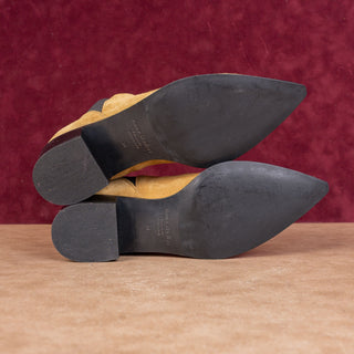 Acne Studios Women Jensen Suede Western Chelsea Point Toe Boots 7.5US EUR38