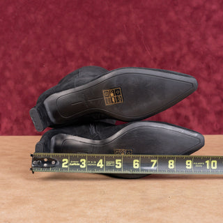 Dolce Vita Women Aly Black Suede Dress Fashion Pointy Knee Boots sz 6.5