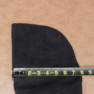 Aquatalia Women Barbera Black Suede OTK Block Heel Zip Fashion Boots sz 11