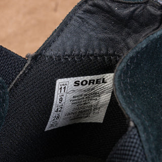 Sorel Wmn Out N About Slip Wedge Waterproof Pale Black Suede Ankle Boots Sz 11