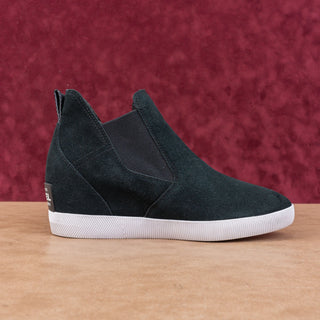 Sorel Wmn Out N About Slip Wedge Waterproof Pale Black Suede Ankle Boots Sz 11