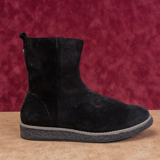 Trask Women Cassy Black Suede Zip Waterproof Ankle Boots size 6US EUR36