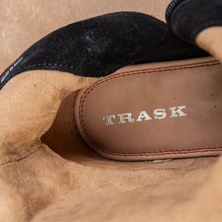 Trask Women Cassy Black Suede Zip Waterproof Ankle Boots size 6US EUR36