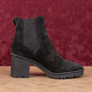 Vince Women Henderson Waterproof Chelsea Black Suede Boots sz 10US EUR 40