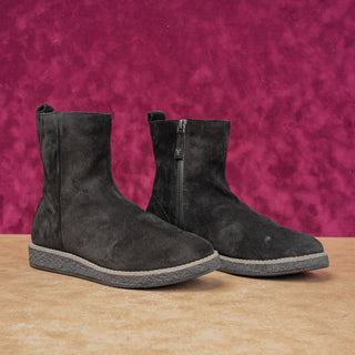 Trask Women Cassy Black Suede Zip Waterproof Ankle Boots size 6US EUR36