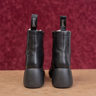 Camper Women Thelma Black Leather Platform Fashion Ankle Boots sz 7.5US EUR38