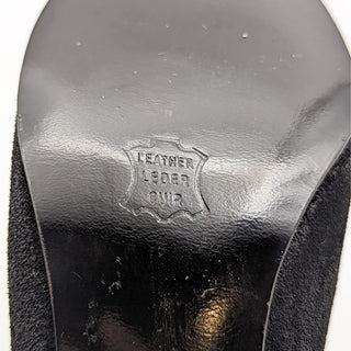 Robert Clergerie E Space Women Black Patent Leather Y2K 90s Heels size 6B