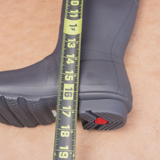 Hunter Wmn Original Back Adjustable Grey Festival Wellies Rubber Boots 8US EUR39