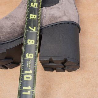Vince Women Henderson Waterproof Chelsea Grey Suede Boots sz 10EUR40