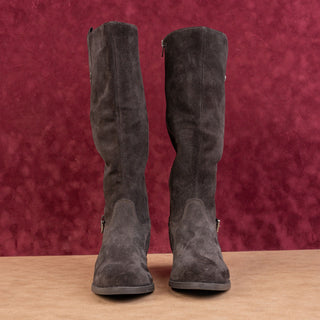 La Canadienne Women Neve Waterproof Brown Suede Fashion Knee Boots 6US EUR36