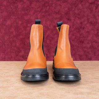 Frame Paris Women Le Holland Brown Leather Chelsea Boots Size 6.5 EUR 37