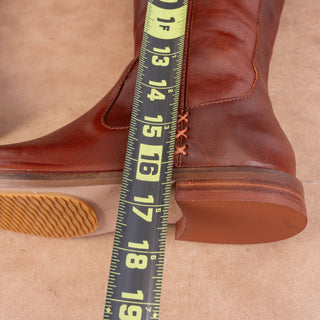 Kelsi Dagger Brooklyn Women Vintage Retro 90's Tall Leather Round Boots sz 7.5