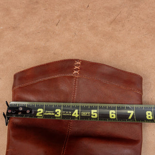 Kelsi Dagger Brooklyn Women Vintage Retro 90's Tall Leather Round Boots sz 7.5