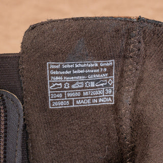 Josef Seibel Women Sienna Brown Leather Lightweight Ankle boots 9US EUR 39