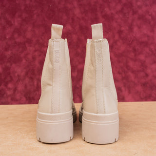 Cougar Women Beige Leather Slip-on Waterproof Chelsea Boots 7US EUR 37
