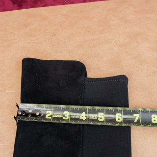 Stuart Weitzman Women 5050 Plain Black Suede OTK Fashion Dress Boots sz 9.5