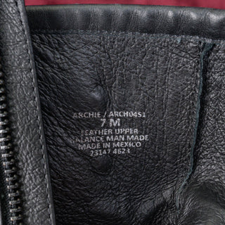 Steve Madden Women Arch Black Leather Moto Biker Ankle Boots sz 7