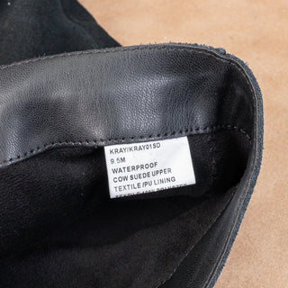 Blondo Women Kray Waterproof Black Suede Slouch Riding Knee Boots sz 9.5