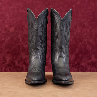 Shyanne Women Dolly Black Leather Western Cowboy Snip Toe Boots sz 9