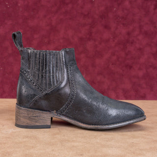 Bed Stu Women Chelsea Black Rustic Leather Western Boots size 6.5