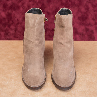 UGG Women Fraise Taupe Classic Western Boho Cottage Zip Bow Boots sz 7US EUR38