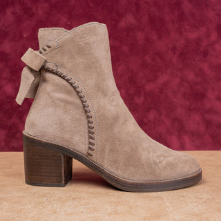 UGG Women Fraise Taupe Classic Western Boho Cottage Zip Bow Boots sz 7US EUR38