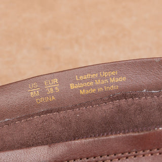 Sam Edelman Women Drina Brown Leather Zip Lug Classic Riding Boots sz 8