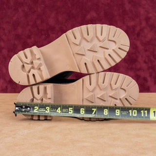 Free People Women Mel Slouch Black Leather Platform Festival Boots sz 8.5