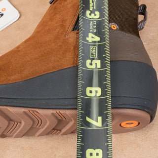 Bogs Women Vista Rugged Cognac Suede Zip Waterproof Ankle Boots sz 6US EUR37