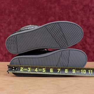 TOMS Women Nepal Black Wool Stripe Warm Boots sz 9