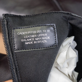 David Tate Women Caddy Wide Black Leather Office Dressy Comfy Boots Size 13W