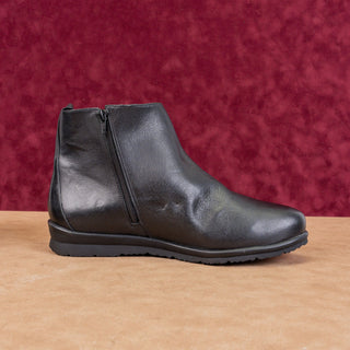 David Tate Women Caddy Wide Black Leather Office Dressy Comfy Boots Size 13W