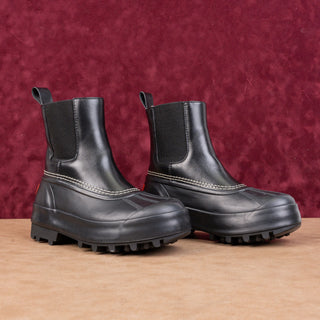 Sorel x Proenza Wmn Black Caribou Waterproof Festival Party Duck Rain Boots 7.5