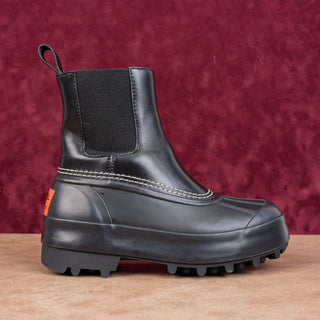 Sorel x Proenza Wmn Black Caribou Waterproof Festival Party Duck Rain Boots 7.5