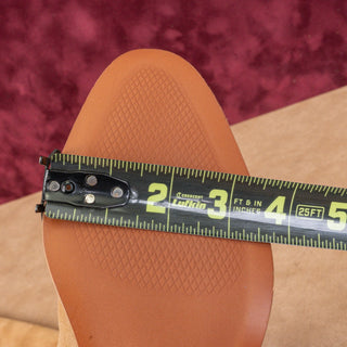 Sam Edelman Women Soyer Caramel Brown Zip Stack Heel Knee Boots sz 7.5