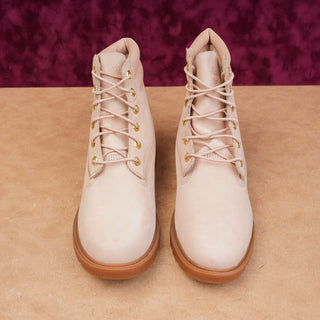 Timberland Women Linden Woods Rose Pink 6in Streetwear Utility Boots sz 10