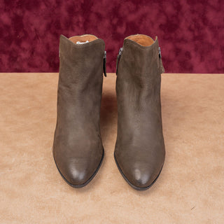 Frye Women Judy Western Cowboy Brown Festival Party Leather Zip Boots sz 10