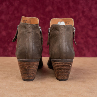 Frye Women Judy Western Cowboy Brown Festival Party Leather Zip Boots sz 10