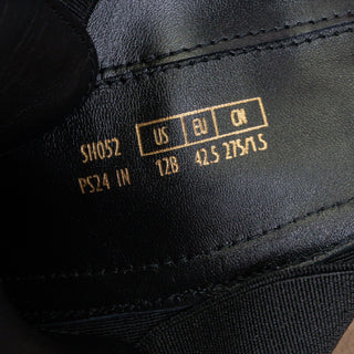 Stuart Weitzman Women Yuliana 60 Black Leather Slip-on Chelsea Dress Boots sz 12