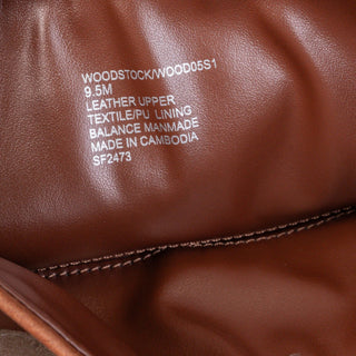 Steve Madden Women Woodstock Brown Leather Retro Square Toe Boots sz 9.5