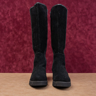 Donald Pliner Wmn Perwin Stretch Festival Platform Party Lug Knee Boots sz 6