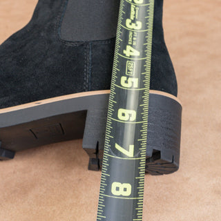 Blondo Women Mathilda Black Suede Waterproof Dress Chelsea Ankle Boots sz 9